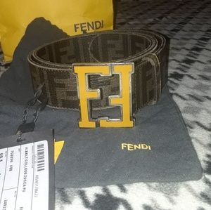 %100 authentic fendi belt